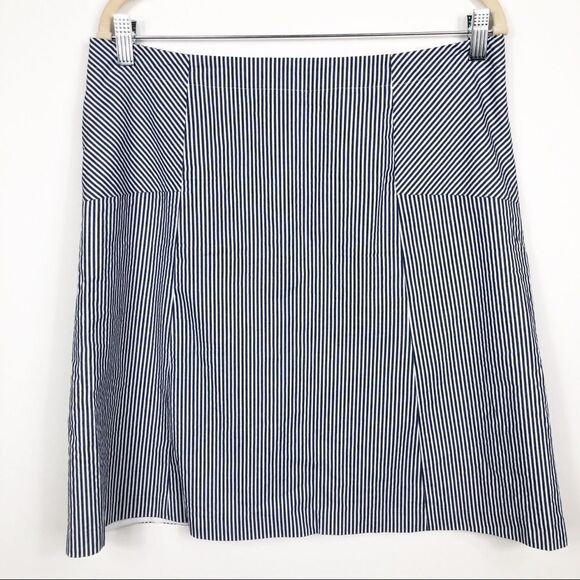 Talbots seersucker skirt, 12 petite - Picture 1 of 7